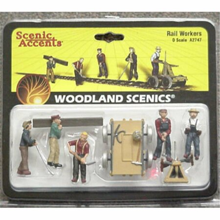 WOODLAND SCENICS O Rail Workers Set WOO2747